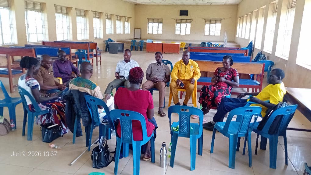 Community members seated together during a dialogue session