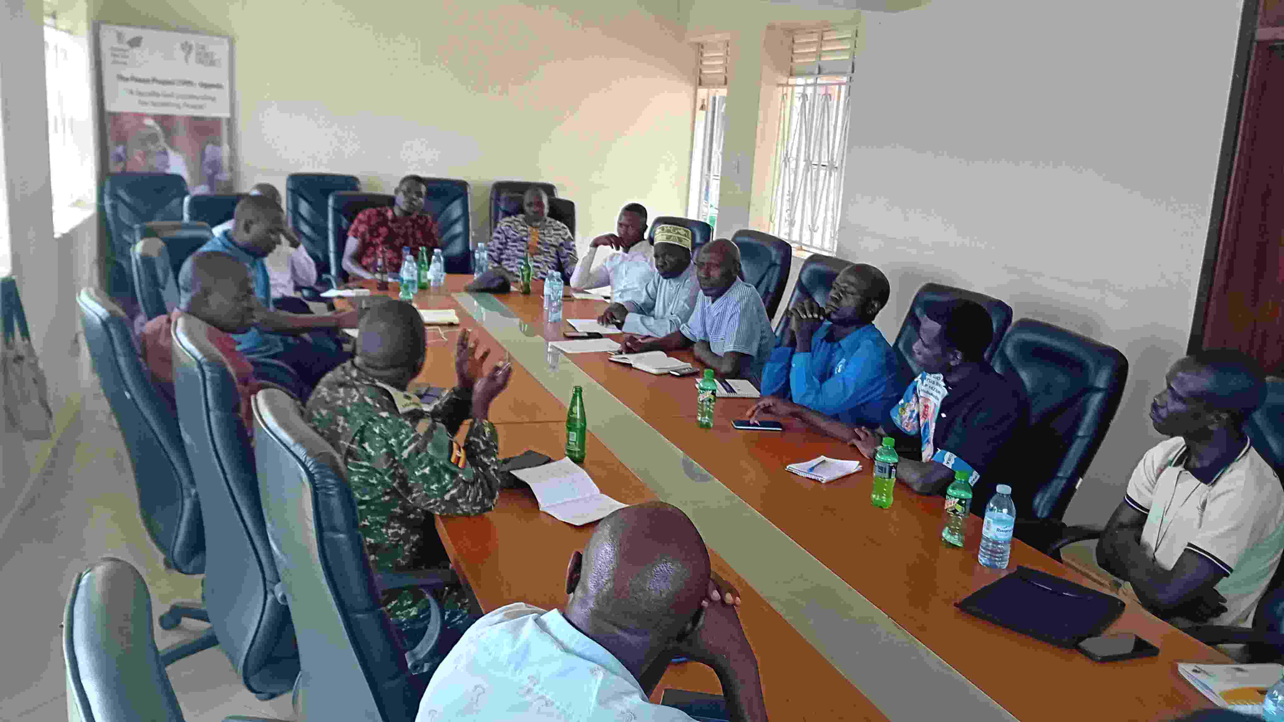 Community members in an advocacy meeting